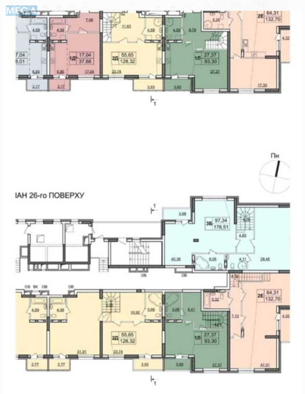 Новобудова, 26 поверхів, <a class="location-link" href="/kiev/" title="Недвижимость Київ">Київ</a>, <a class="location-link" href="/kiev/darnickij/" title="Недвижимость Дарницький район">Дарницький р-н</a>, Бориса Гмыри ул., 22 (изображение 9)