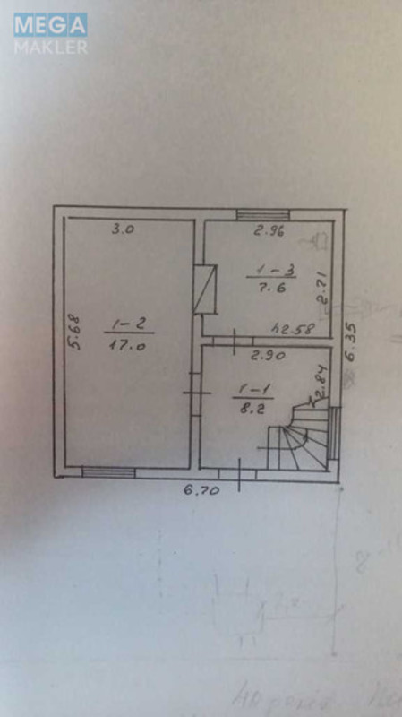 Продаж дома, 2 поверху, 58 кв.м, 3 кімнати, ділянка 2 сотки, <a class="location-link" href="/pogreby-selo-kv-vasilkovskij-rajon/" title="Недвижимость Погреби">Погреби</a>, Івана Франка (изображение 3)