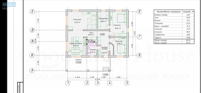 Продаж дома, 2 поверху, 106 кв.м, 4 кімнати, ділянка 8 соток, <a class="location-link" href="/knyazhichi-selo/" title="Недвижимость Княжичі">Княжичі</a>, Стогния, 1 (изображение 5)