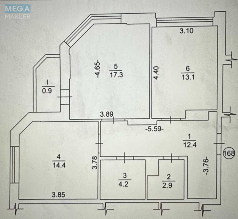 Продаж 2 кімнатної квартири (65/31/23), 22 пов. 25 пов. будинку, <a class="location-link" href="/brovary/" title="Недвижимость Бровари">Бровари</a>, Киевская, 243а (изображение 22)