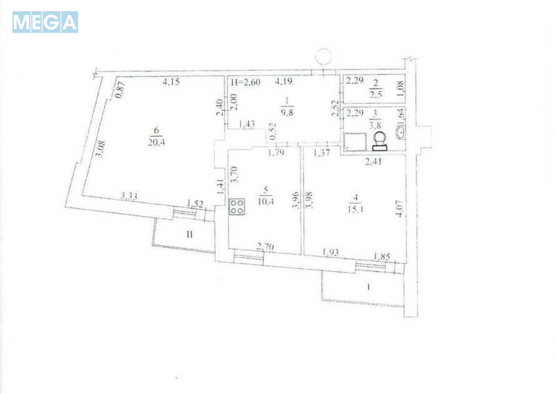 Продаж 2 кімнатної квартири (64,3/?/10,4), 3 пов. 6 пов. будинку, <a class="location-link" href="/lviv/" title="Недвижимость Львів">Львів</a>, <a class="location-link" href="/lviv/lychakovskij/" title="Недвижимость Личаківський район">Личаківський р-н</a>, Пасічна, 33 (изображение 18)