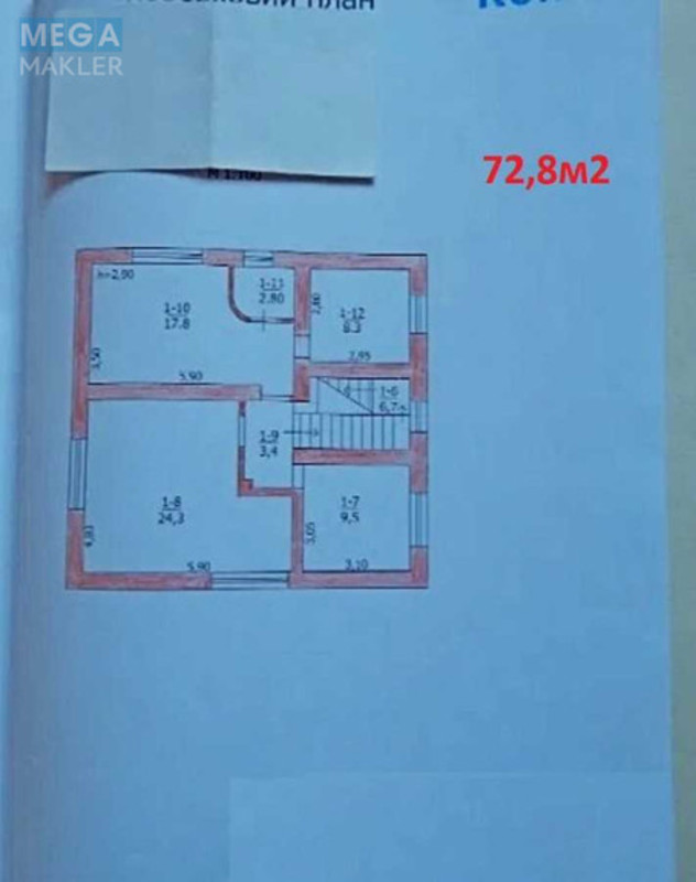 Продаж дома, 2 поверху, 214 кв.м, 5 кімнат, ділянка 8 соток, <a class="location-link" href="/borispol/" title="Недвижимость Бориспіль">Бориспіль</a>, Схiдна, 19 (изображение 21)