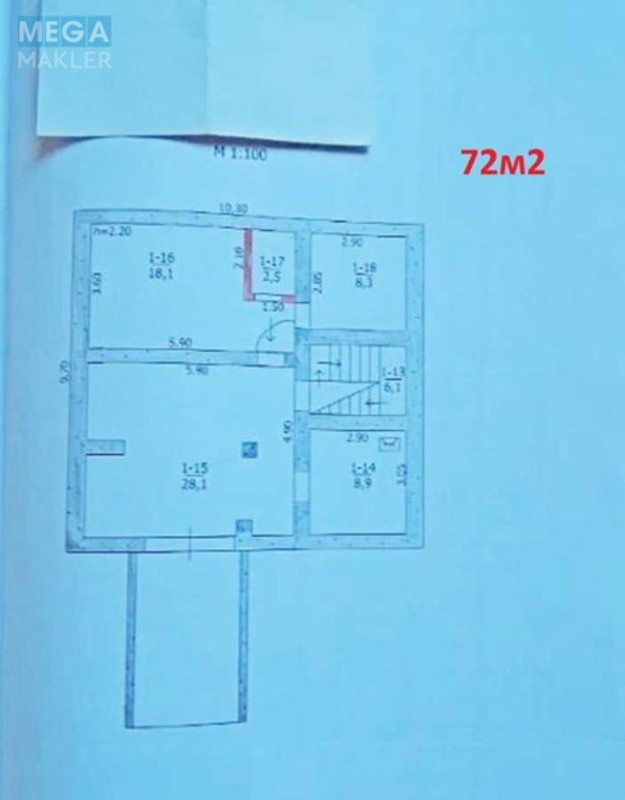 Продаж дома, 2 поверху, 214 кв.м, 5 кімнат, ділянка 8 соток, <a class="location-link" href="/borispol/" title="Недвижимость Бориспіль">Бориспіль</a>, Схiдна, 19 (изображение 22)