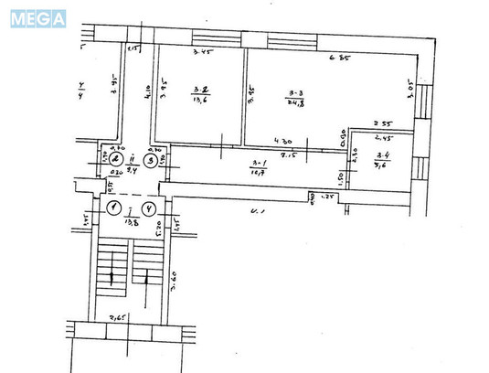 Продаж 2 кімнатної квартири (57/13/24), 2 пов. 4 пов. будинку, <a class="location-link" href="/shpola/" title="Недвижимость Шпола">Шпола</a>, Слободская, 108а (изображение 10)