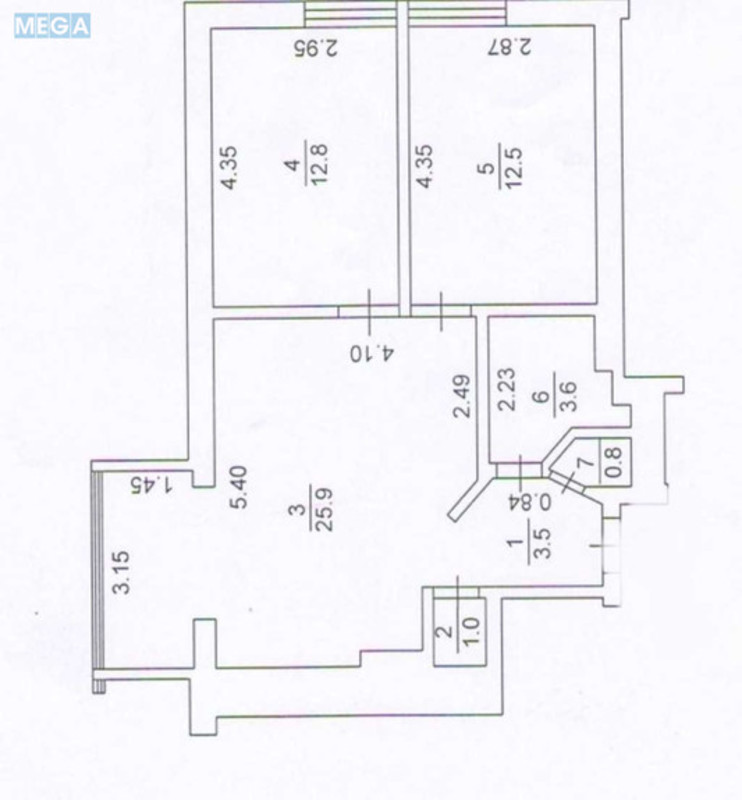 Продаж 2 кімнатної квартири (60/30/26), 4 пов. 4 пов. будинку, <a class="location-link" href="/irpen/" title="Недвижимость Ірпінь">Ірпінь</a>, Чехова (изображение 14)