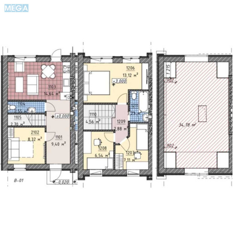 Продаж дома, 2 поверху, 90 кв.м, 4 кімнати, ділянка 1 сотка, <a class="location-link" href="/irpen/" title="Недвижимость Ірпінь">Ірпінь</a>, Кулиняка (изображение 4)