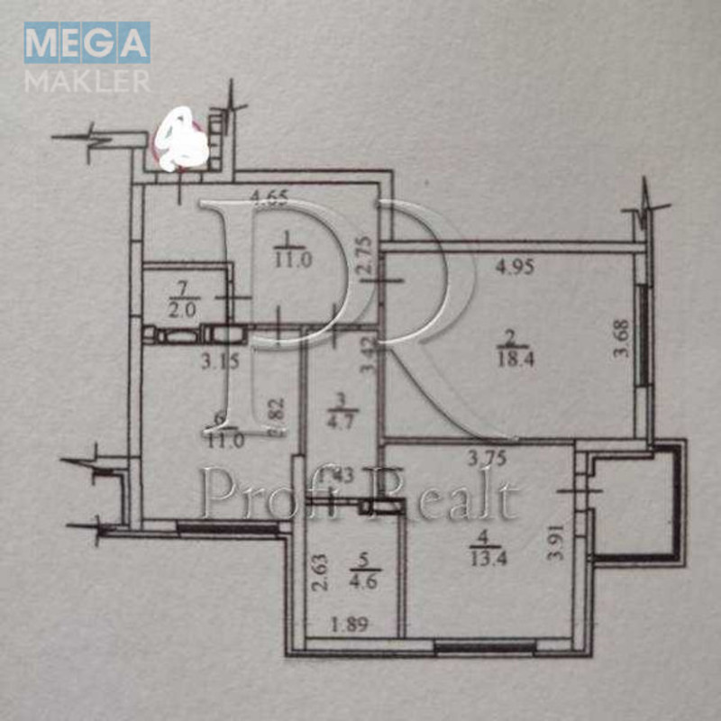 Продаж 2 кімнатної квартири (68/50/11), 9 пов. 26 пов. будинку, <a class="location-link" href="/kiev/" title="Недвижимость Київ">Київ</a>, <a class="location-link" href="/kiev/dneprovskij/" title="Недвижимость Дніпровський район">Дніпровський р-н</a>, Краківська вулиця, 27 (изображение 21)