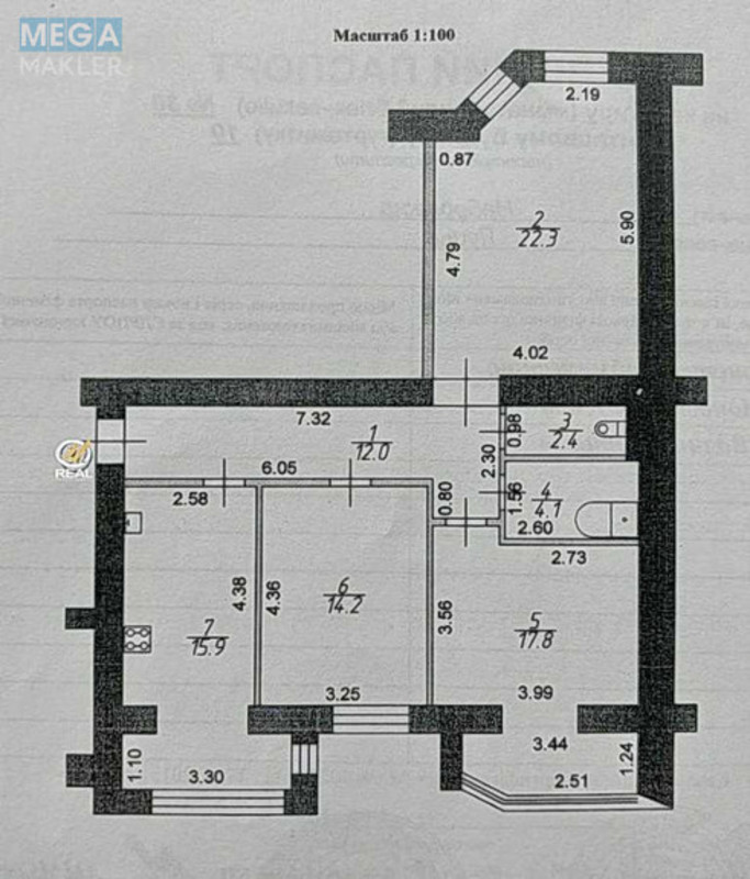Продаж 3 кімнатної квартири (89/55/16), 7 пов. 10 пов. будинку, <a class="location-link" href="/lutsk/" title="Недвижимость Луцьк">Луцьк</a>, Набережна, 10 (изображение 15)
