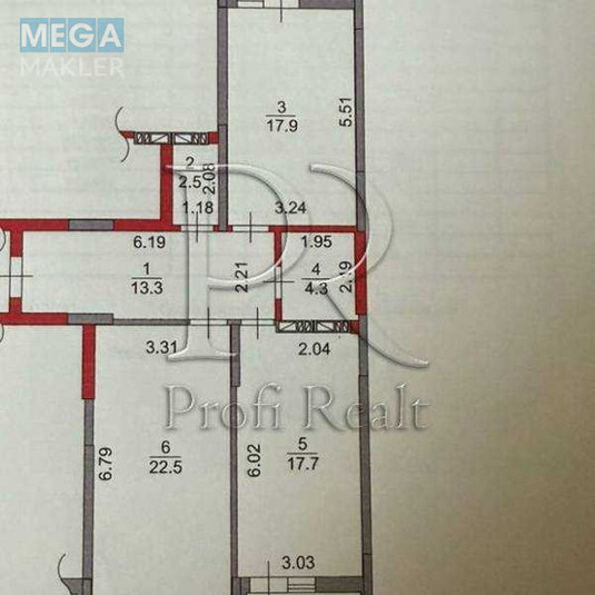 Продаж 2 кімнатної квартири (82/60/15), 2 пов. 9 пов. будинку, <a class="location-link" href="/kiev/" title="Недвижимость Київ">Київ</a>, <a class="location-link" href="/kiev/goloseevskij/" title="Недвижимость Голосіївський район">Голосіївський р-н</a>, Метрологічна вулиця, 25 (изображение 9)