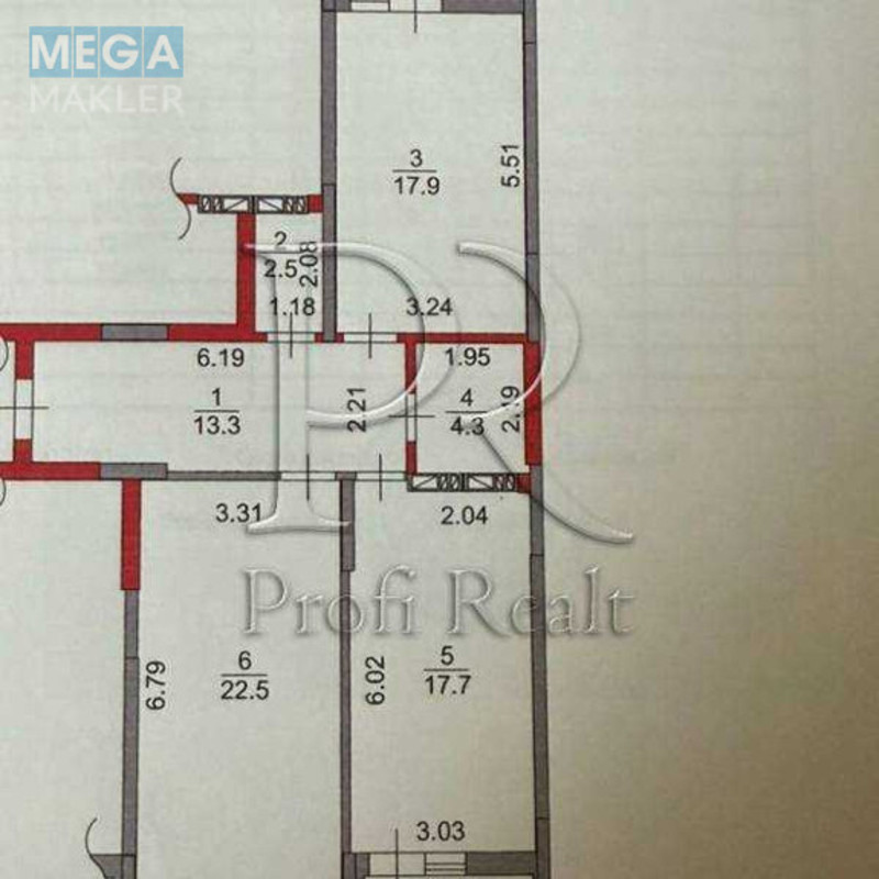 Продаж 2 кімнатної квартири (82/60/15), 2 пов. 9 пов. будинку, <a class="location-link" href="/kiev/" title="Недвижимость Київ">Київ</a>, <a class="location-link" href="/kiev/goloseevskij/" title="Недвижимость Голосіївський район">Голосіївський р-н</a>, Метрологічна вулиця, 25 (изображение 9)