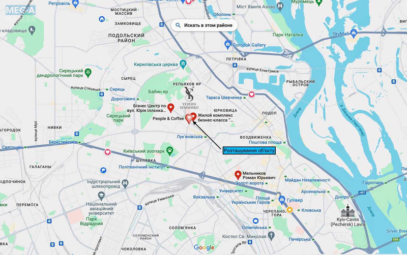 Оренда 2 кімнатної квартири, <a class="location-link" href="/kiev/" title="Недвижимость Київ">Київ</a>, <a class="location-link" href="/kiev/shevchenkovskij/" title="Недвижимость Шевченківський район">Шевченківський р-н</a>, Мельникова ул., 51б (изображение 23)