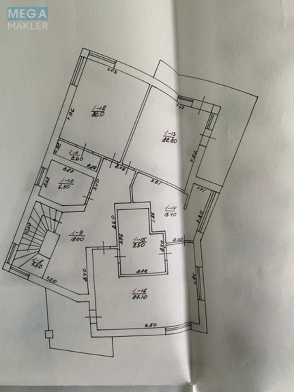 Продаж дома, 2 поверху, 398 кв.м, 6 кімнат, ділянка 11 соток, <a class="location-link" href="/malye-dmitrovichi/" title="Недвижимость Малі Дмитровичі">Малі Дмитровичі</a>, Київська, 1 (изображение 7)