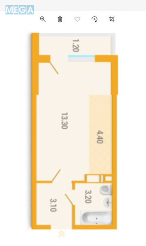 Продаж 1 кімнатної квартири (28/13/4,4), 13 пов. 25 пов. будинку, <a class="location-link" href="/kiev/" title="Недвижимость Київ">Київ</a>, <a class="location-link" href="/kiev/solomenskij/" title="Недвижимость Солом'янський район">Солом'янський р-н</a>, Польова вул., 73 (изображение 21)