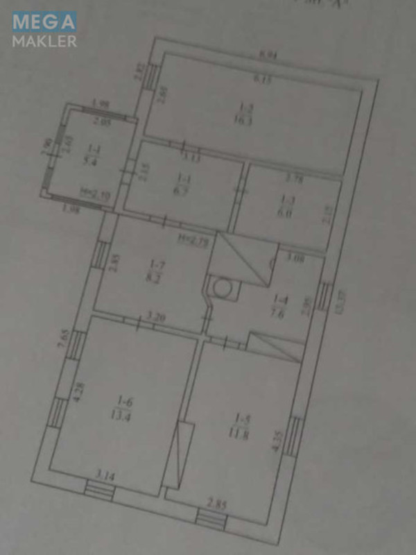 Продаж дома, 1 поверх, 76 кв.м, 5 кімнат, ділянка 15 соток, <a class="location-link" href="/pustovarovka/" title="Недвижимость Пустоварівка">Пустоварівка</a>, Вишнева (изображение 7)