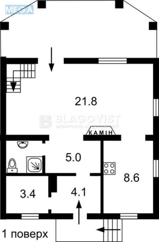 Продаж дома, 2 поверху, 95 кв.м, 3 кімнати, ділянка 6 соток, <a class="location-link" href="/trebuhov/" title="Недвижимость Требухів">Требухів</a>, Гоголівська (изображение 2)