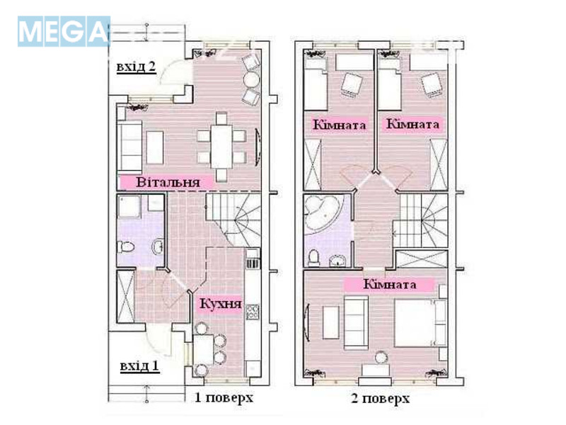 Продаж дома, 2 поверху, 125 кв.м, 4 кімнати, ділянка 7 соток, <a class="location-link" href="/schastlivoe-selo-kv/" title="Недвижимость Щасливі">Щасливе</a>, Молодіжна (изображение 3)