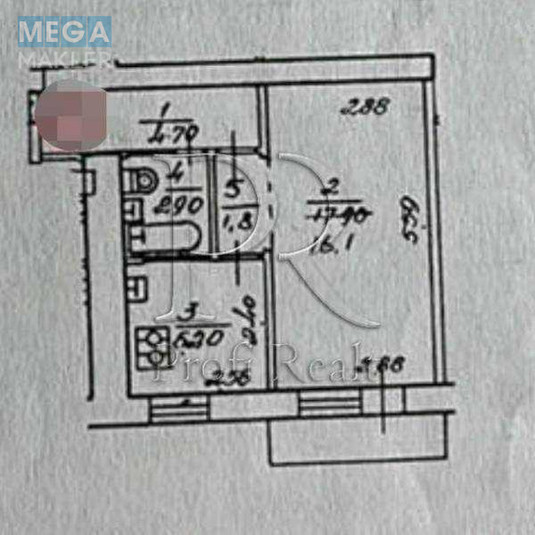 Продаж 1 кімнатної квартири (33/16/6), 4 пов. 5 пов. будинку, <a class="location-link" href="/kiev/" title="Недвижимость Київ">Київ</a>, <a class="location-link" href="/kiev/solomenskij/" title="Недвижимость Солом'янський район">Солом'янський р-н</a>, Повітрофлотський проспект, 10 (изображение 16)