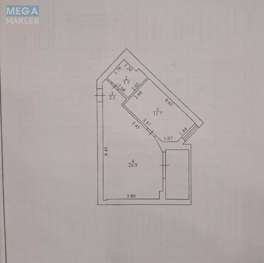 Продаж 1 кімнатної квартири (44/12/25), 7 пов. 9 пов. будинку, <a class="location-link" href="/irpen/" title="Недвижимость Ірпінь">Ірпінь</a>, Кобилянської Ольги, 1В/21 (изображение 15)