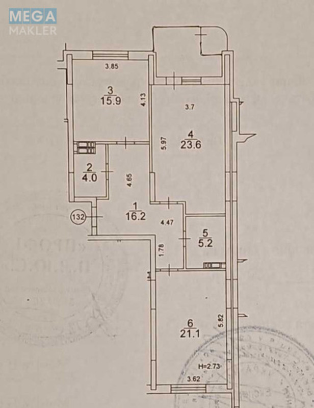 Продаж 2 кімнатної квартири (93/44,7/15,9), 5 пов. 25 пов. будинку, <a class="location-link" href="/kiev/" title="Недвижимость Київ">Київ</a>, <a class="location-link" href="/kiev/obolonskij/" title="Недвижимость Оболонський район">Оболонський р-н</a>, Юрия Кондратюка ул., 1 (изображение 2)