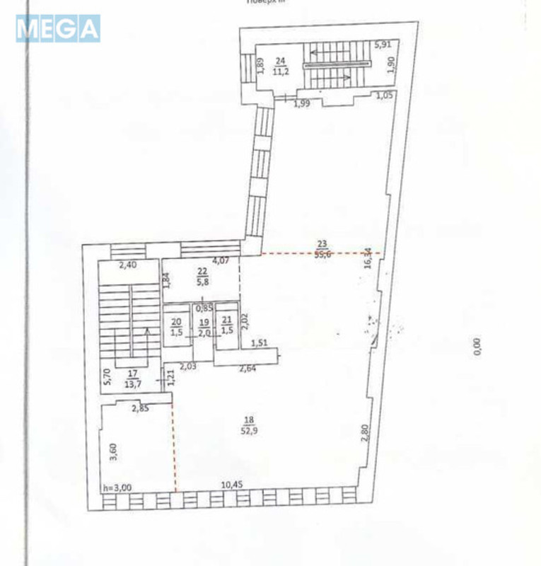 Оренда комерційної нерухомості, 510 кв.м, под офис, <a class="location-link" href="/kiev/" title="Недвижимость Київ">Київ</a>, <a class="location-link" href="/kiev/shevchenkovskij/" title="Недвижимость Шевченківський район">Шевченківський р-н</a>, Бульварно-Кудрявська вул., 42 (изображение 19)