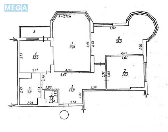 Продаж 3 кімнатної квартири (106,9/63,6/12,6), 10 пов. 27 пов. будинку, <a class="location-link" href="/kiev/" title="Недвижимость Київ">Київ</a>, <a class="location-link" href="/kiev/goloseevskij/" title="Недвижимость Голосіївський район">Голосіївський р-н</a>, Голосіївський просп., 95А (изображение 23)