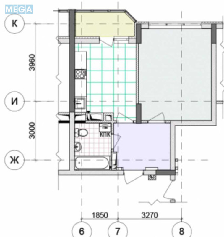 Оренда 1 кімнатної квартири, <a class="location-link" href="/kiev/" title="Недвижимость Київ">Київ</a>, <a class="location-link" href="/kiev/dneprovskij/" title="Недвижимость Дніпровський район">Дніпровський р-н</a>, Воскресенская ул., 16 (изображение 7)