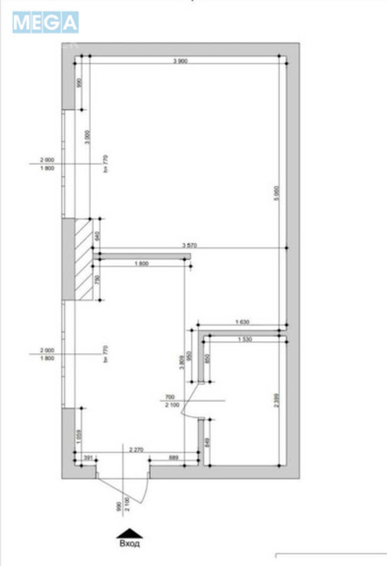 Продаж 1 кімнатної квартири (28/?/?), 3 пов. 16 пов. будинку, <a class="location-link" href="/kiev/" title="Недвижимость Київ">Київ</a>, <a class="location-link" href="/kiev/pecherskij/" title="Недвижимость Печерський район">Печерський р-н</a>, Евгения Коновальца ул., 36е (изображение 3)