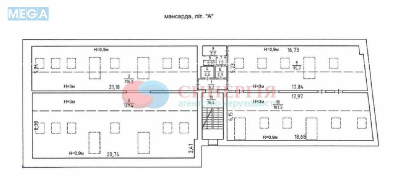 Продаж комерційної нерухомості, 518 кв.м, под офис, <a class="location-link" href="/kiev/" title="Недвижимость Київ">Київ</a>, <a class="location-link" href="/kiev/shevchenkovskij/" title="Недвижимость Шевченківський район">Шевченківський р-н</a>, Гоголівська вул. (изображение 18)