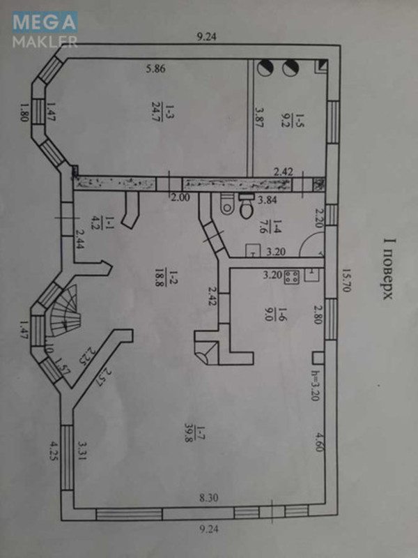 Продаж дома, 2 поверху, 340 кв.м, 5 кімнат, ділянка 9 соток, <a class="location-link" href="/dnepropetrovsk/" title="Недвижимость Дніпра">Дніпро</a>, Пластовская (изображение 20)