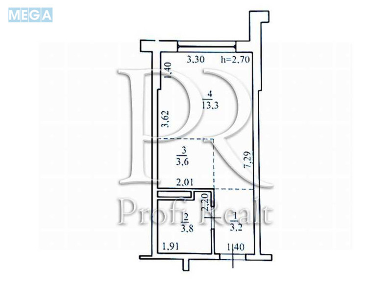Продаж 1 кімнатної квартири (27/14/4), 14 пов. 25 пов. будинку, <a class="location-link" href="/kiev/" title="Недвижимость Київ">Київ</a>, <a class="location-link" href="/kiev/solomenskij/" title="Недвижимость Солом'янський район">Солом'янський р-н</a>, Польова вулиця, 73 (изображение 20)