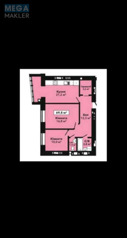 Новобудова, 10 поверхів, <a class="location-link" href="/khmelnitskiy/" title="Недвижимость Хмельницький">Хмельницький</a>, Довженка (изображение 14)