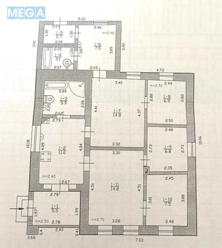 Продаж дома, 1 поверх, 86 кв.м, 5 кімнат, ділянка 9 соток, <a class="location-link" href="/novomoskovsk/" title="Недвижимость Новомосковськ">Новомосковськ</a>, Руслана Дубовика, 115 (изображение 18)