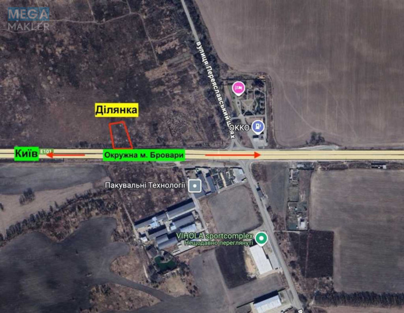 Продажа участка, 111,50 соток, земля коммерческого назначения, <a class="location-link" href="/brovary/" title="Недвижимость Бровари">Бровари</a>, Переяславський шлях (изображение 3)