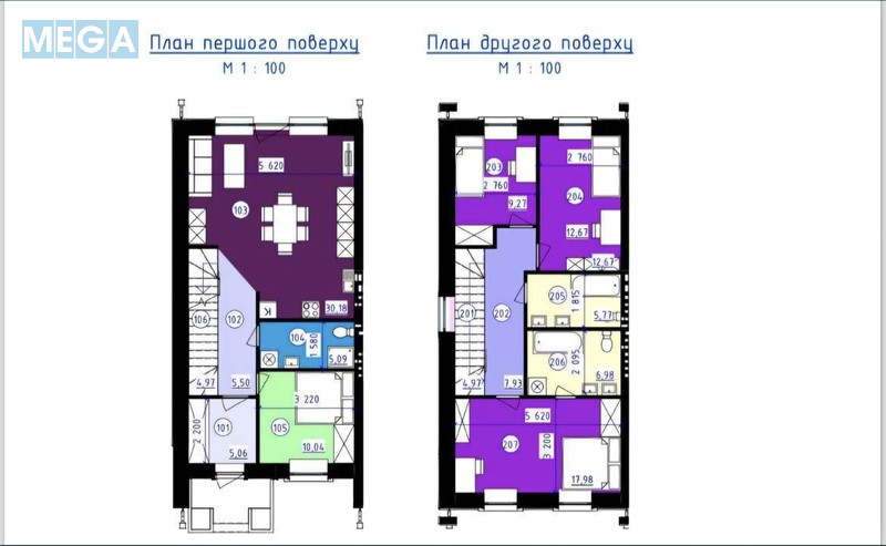 Продаж дома, 2 поверху, 120 кв.м, 5 кімнат, під чистове оздоблення, ділянка 1 сотка, <a class="location-link" href="/sofievskaya-borshagovka/" title="Недвижимость Софіївська Борщагівка">Софіївська Борщагівка</a>, Волошкова (изображение 3)