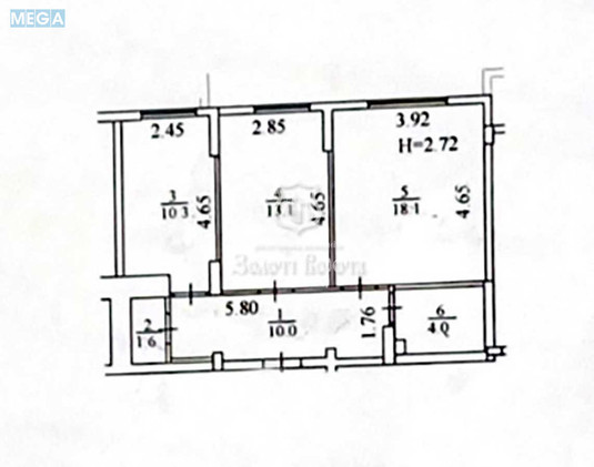 Продаж 2 кімнатної квартири (57/31/10), 1 пов. 6 пов. будинку, <a class="location-link" href="/kiev/" title="Недвижимость Київ">Київ</a>, <a class="location-link" href="/kiev/goloseevskij/" title="Недвижимость Голосіївський район">Голосіївський р-н</a>, Метрологічна вул., 111 (изображение 21)