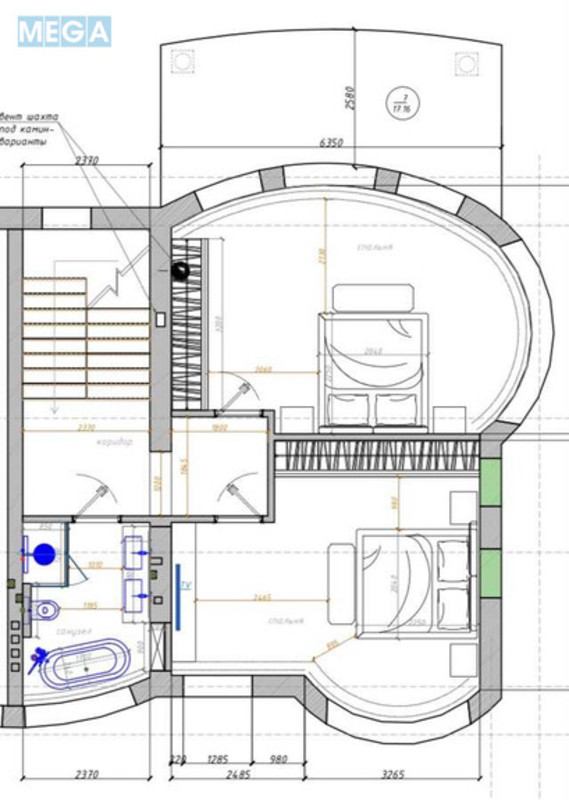 Продаж дома, 3 поверху, 225 кв.м, 5 кімнат, ділянка 6 соток, <a class="location-link" href="/kozin/" title="Недвижимость Козин">Козин</a>, Козацька, 44 (изображение 13)