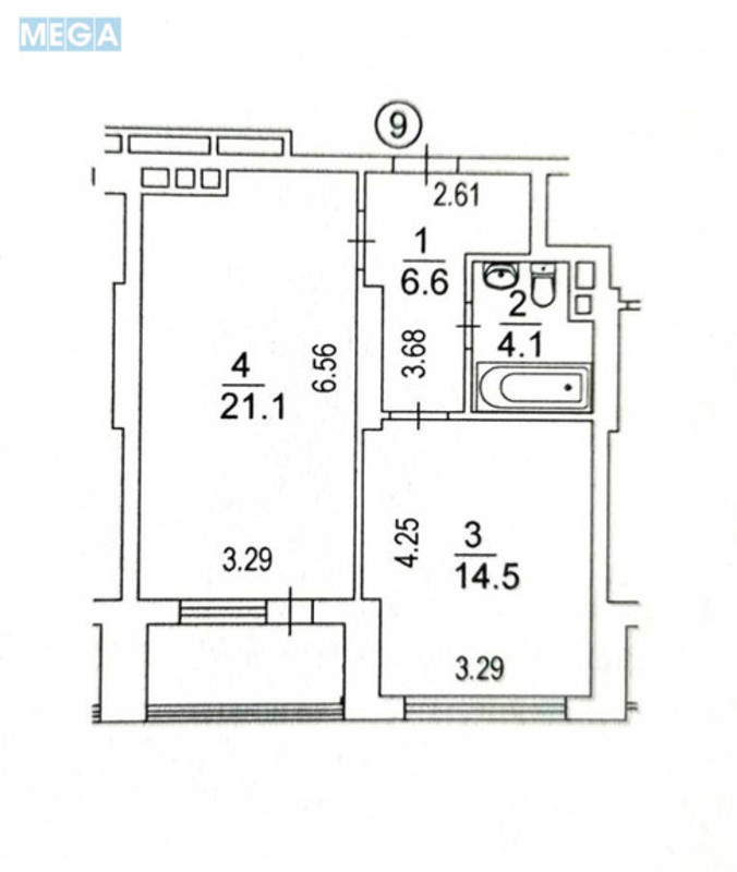 Продаж 1 кімнатної квартири (50/15/21), 3 пов. 25 пов. будинку, <a class="location-link" href="/kiev/" title="Недвижимость Київ">Київ</a>, <a class="location-link" href="/kiev/shevchenkovskij/" title="Недвижимость Шевченківський район">Шевченківський р-н</a>, Победы просп., 5в (изображение 20)