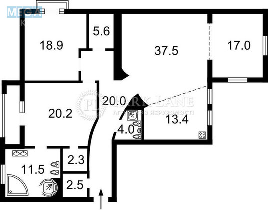 Продаж 4 кімнатної квартири (155/56/41), 9 пов. 10 пов. будинку, <a class="location-link" href="/kiev/" title="Недвижимость Київ">Київ</a>, <a class="location-link" href="/kiev/pecherskij/" title="Недвижимость Печерський район">Печерський р-н</a>, Панаса Мирного ул., 10 (изображение 2)
