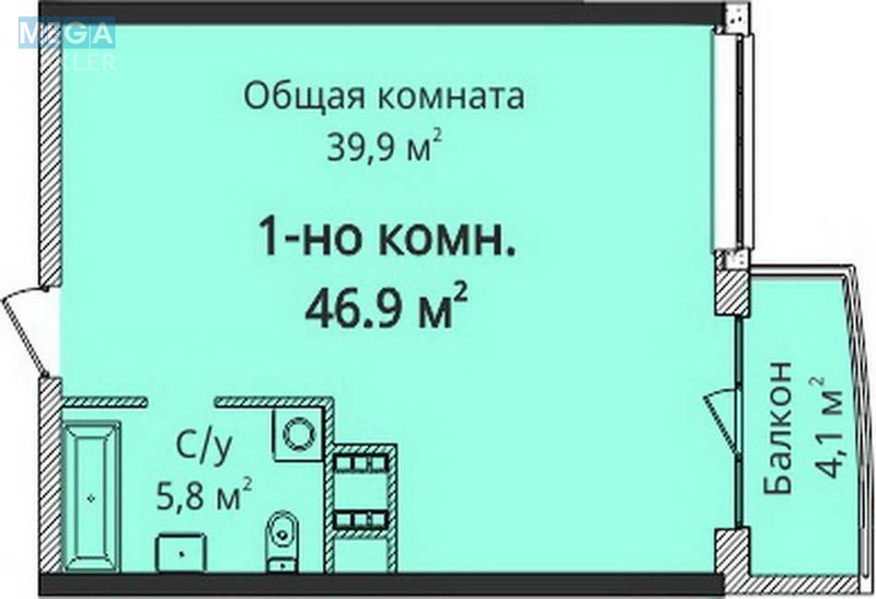 Продаж 1 кімнатної квартири (47/22/12), 10 пов. 24 пов. будинку, <a class="location-link" href="/odessa/" title="Недвижимость Одеса">Одеса</a>, <a class="location-link" href="/odessa/primorskij/" title="Недвижимость Приморський район">Приморський р-н</a>, Гагарина проспект, 19В (изображение 3)