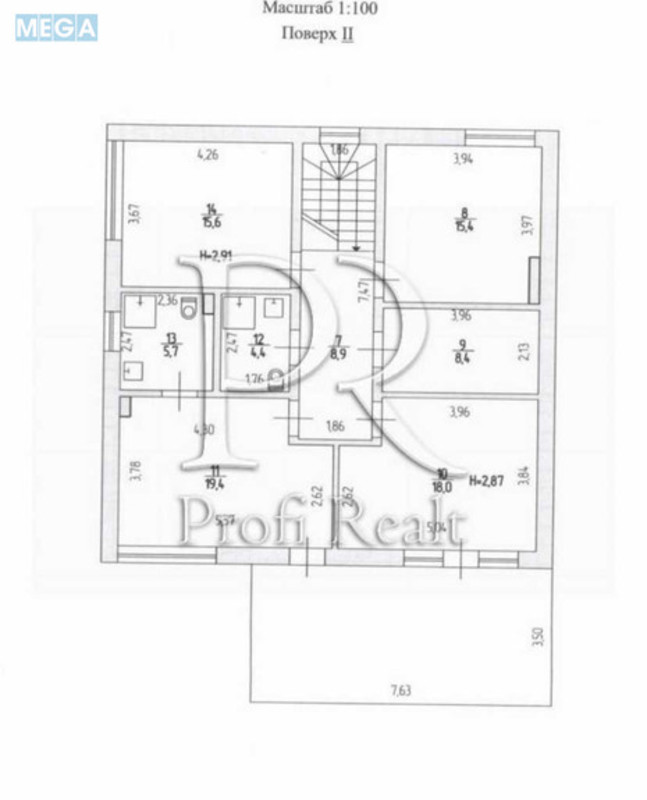 Продаж дома, 2 поверху, 217 кв.м, 5 кімнат, ділянка 8 соток, <a class="location-link" href="/kryukovshina/" title="Недвижимость Крюківщина">Крюківщина</a>, Михайлівська вулиця, 12 (изображение 20)