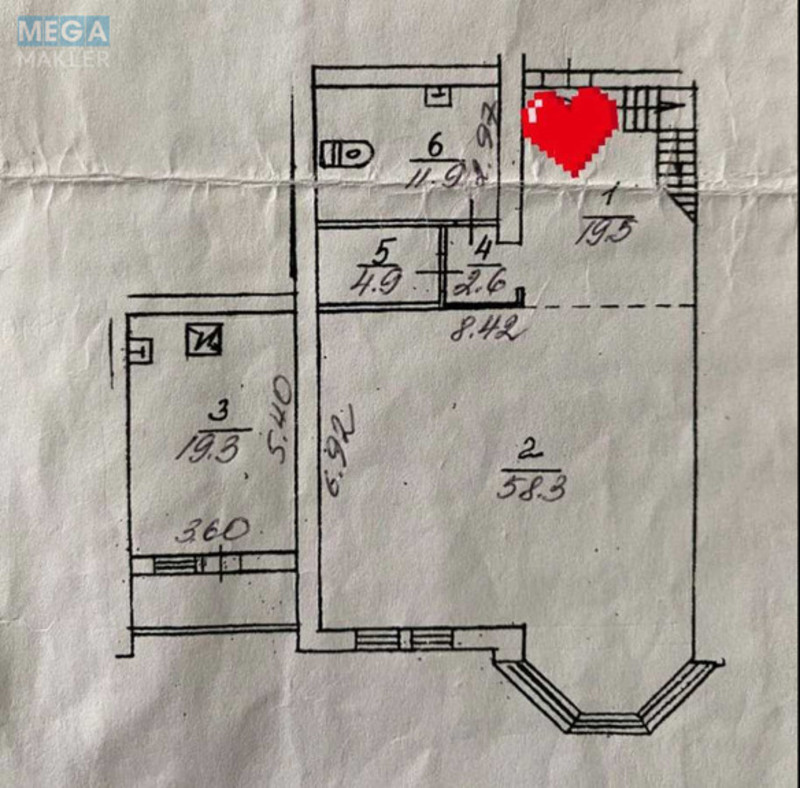 Продаж 4 кімнатної квартири (226/128/19), 2 пов. 17 пов. будинку, <a class="location-link" href="/kiev/" title="Недвижимость Київ">Київ</a>, <a class="location-link" href="/kiev/obolonskij/" title="Недвижимость Оболонський район">Оболонський р-н</a>, Маршала Тимошенко ул., 29 (изображение 25)