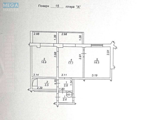 Продаж 2 кімнатної квартири (56/?/17), 15 пов. 17 пов. будинку, <a class="location-link" href="/kiev/" title="Недвижимость Київ">Київ</a>, <a class="location-link" href="/kiev/darnickij/" title="Недвижимость Дарницький район">Дарницький р-н</a>, Харьковское шоссе, 56 (изображение 20)