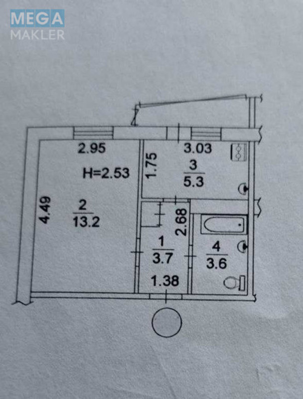 Продаж 1 кімнатної квартири (28/13/5,5), 9 пов. 9 пов. будинку, <a class="location-link" href="/kiev/" title="Недвижимость Київ">Київ</a>, <a class="location-link" href="/kiev/shevchenkovskij/" title="Недвижимость Шевченківський район">Шевченківський р-н</a>, Лукьяновская ул., 11 (изображение 11)