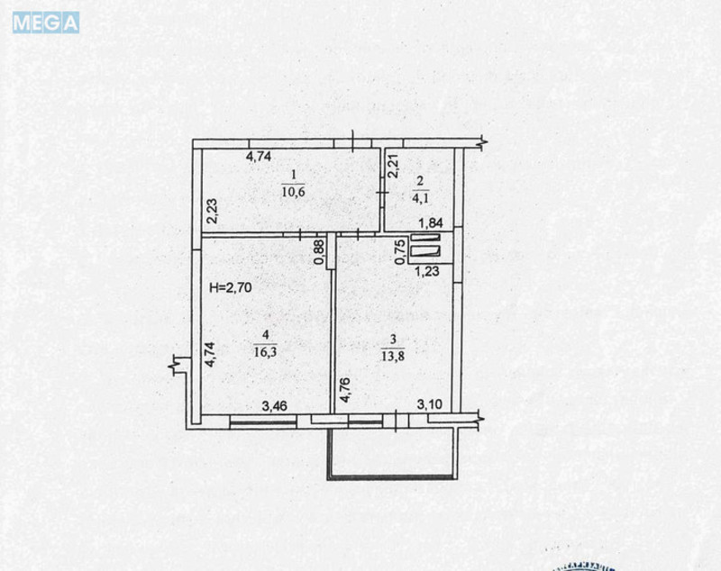 Продаж 1 кімнатної квартири (48/?/?), 22 пов. 25 пов. будинку, <a class="location-link" href="/kiev/" title="Недвижимость Київ">Київ</a>, <a class="location-link" href="/kiev/dneprovskij/" title="Недвижимость Дніпровський район">Дніпровський р-н</a>, Воскресенська вул., 18А (изображение 12)