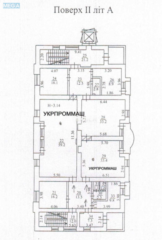 Оренда комерційної нерухомості, 217,30 кв.м, под офис, <a class="location-link" href="/kiev/" title="Недвижимость Київ">Київ</a>, <a class="location-link" href="/kiev/svyatoshinskij/" title="Недвижимость Святошинський район">Святошинський р-н</a>, Котельникова Михаила вул. (изображение 13)