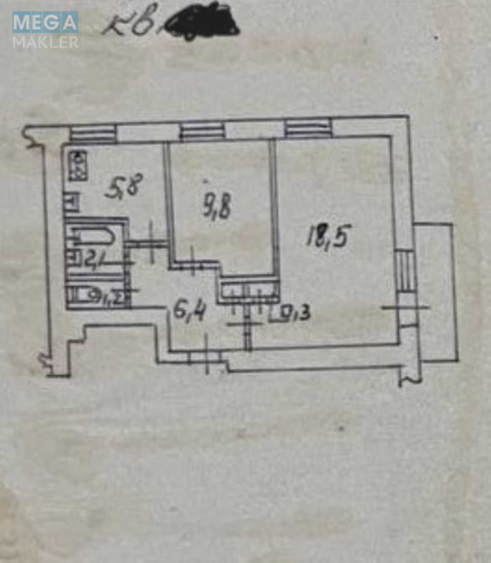 Продаж 2 кімнатної квартири (45/28/6), 7 пов. 9 пов. будинку, <a class="location-link" href="/kiev/" title="Недвижимость Київ">Київ</a>, <a class="location-link" href="/kiev/pecherskij/" title="Недвижимость Печерський район">Печерський р-н</a>, Ивана Федорова ул., 9 (изображение 2)