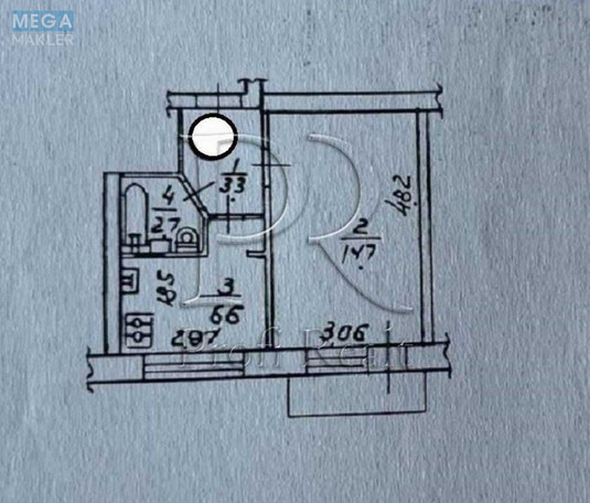 Продаж 1 кімнатної квартири (28/15/7), 5 пов. 5 пов. будинку, <a class="location-link" href="/kiev/" title="Недвижимость Київ">Київ</a>, <a class="location-link" href="/kiev/shevchenkovskij/" title="Недвижимость Шевченківський район">Шевченківський р-н</a>, Ігоря Турчина вул., 4 (изображение 14)
