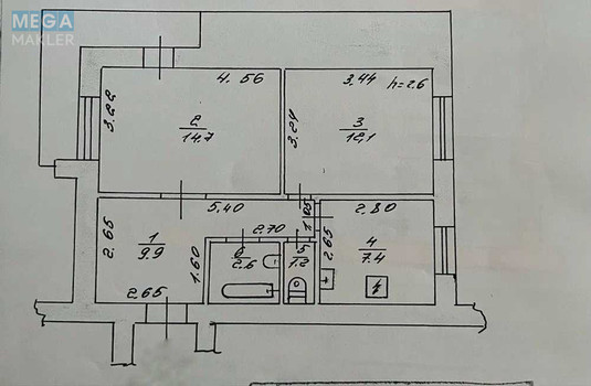 Продаж 2 кімнатної квартири (50/27/7,5), 7 пов. 14 пов. будинку, <a class="location-link" href="/irpen/" title="Недвижимость Ірпінь">Ірпінь</a>, Шевченка, 5 (изображение 16)