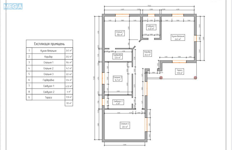 Продаж дома, 1 поверх, 125 кв.м, 4 кімнати, ділянка 5 соток, <a class="location-link" href="/vorzel/" title="Недвижимость Ворзель">Ворзель</a>, Дністровська (изображение 14)