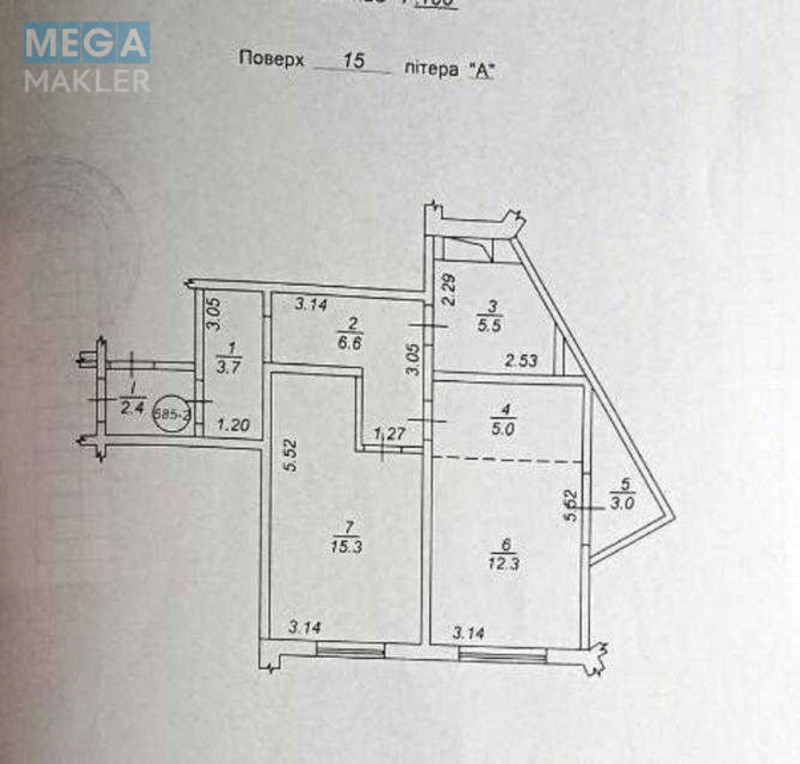 Продаж 2 кімнатної квартири (52/?/17), 15 пов. 18 пов. будинку, <a class="location-link" href="/kiev/" title="Недвижимость Київ">Київ</a>, <a class="location-link" href="/kiev/darnickij/" title="Недвижимость Дарницький район">Дарницький р-н</a>, Харьковское шоссе, 56 (изображение 23)